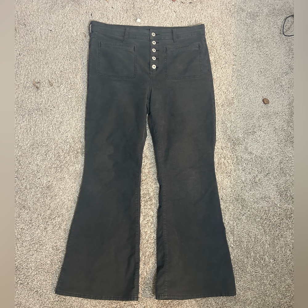 American Eagle Corduroy Pants Gray 16